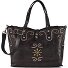  Bella Borsa shopper Vera Pelle 37 cm Variante nero