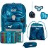  Set di borse scuola Genius LED 4 pz. Variante Heaven