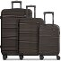  Essentials 16 3-SET 4 ruote Set di valigie 3 pezzi Variante coffee