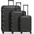 Edition 01 4 ruote Set di valigie 3 pezzi con piega di espansione Variante black Edition 01 4 ruote Set di valigie 3 pezzi con piega di espansione Variante black