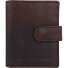 Portafoglio RFID in pelle 8 cm Variante darkbrown