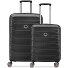  Meteor 4 ruote Set di valigie 2 pezzi espandibile Variante deep black