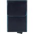 Portacarte di credito quadrato blu in pelle 6 cm Variante night blue Portacarte di credito quadrato blu in pelle 6 cm Variante night blue