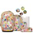 Pack MRP Set di borse per la scuola Variante Flower PowBär Pack MRP Set di borse per la scuola Variante Flower PowBär