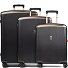  Dynasty VLX 4 ruote Set di valigie 3 pezzi Variante dark chocolate
