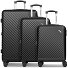 Paradise 2.0 4 ruote Set di valigie 3 pezzi con piega di espansione Variante black Paradise 2.0 4 ruote Set di valigie 3 pezzi con piega di espansione Variante black