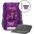 Set di zaini per bambini Kid Shine 3 pz. Variante butterfly night ina Set di zaini per bambini Kid Shine 3 pz. Variante butterfly night ina