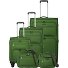  Cubis 4 ruote Set di valigie 5 pezzi espandibile Variante green