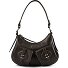  Mavery Borsa a spalla Vera Pelle 29 cm Variante fango