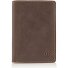  Canyon Custodia per carte di credito RFID in pelle 7,5 cm Variante mocca