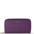  Portafoglio Bologna in pelle XL con doppia chiusura a zip, protezione RFID, 20 cm Variante purple