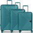  Gotthard Edition 4 ruote Set di valigie 3 pezzi Variante aqua metallic