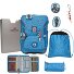  ErgoFlex Superflash Easy Set di borse per la scuola Variante Blue Ice