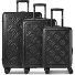  Florence 4 ruote Set di valigie 3 pezzi espandibile Variante black