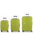 Shinyuu 4 ruote Set di valigie 3 pezzi con piega di espansione Variante verde Shinyuu 4 ruote Set di valigie 3 pezzi con piega di espansione Variante verde