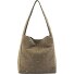  The Beaded One Borsa a spalla Vera Pelle 32 cm Variante greyish khaki