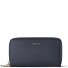  Portafoglio Bologna in pelle XL con doppia chiusura a zip, protezione RFID, 20 cm Variante navy