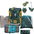  ErgoFlex Easy Set di borse per la scuola Variante Dino Time