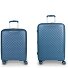Queens 4 ruote Set di valigie 2 pezzi con piega di espansione Variante azul Queens 4 ruote Set di valigie 2 pezzi con piega di espansione Variante azul