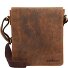 Borsa a tracolla vintage in pelle 23 cm Variante braun