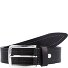  Cintura in pelle Variante black-ruthenium | 100 cm