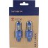 Accessori da viaggio globali Blocco bagagli TSA Set di 2 cm Variante midnight blue Accessori da viaggio globali Blocco bagagli TSA Set di 2 cm Variante midnight blue