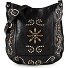  Nora Borsa a tracolla Vera Pelle 27 cm Variante nero