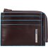 Custodia per carte di credito RFID quadrata blu in pelle 11 cm Variante mahogany Custodia per carte di credito RFID quadrata blu in pelle 11 cm Variante mahogany