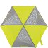  Ombrello tascabile per bambini da 22 cm con elementi riflettenti Variante neon yellow