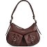  Mavery Borsa a spalla Vera Pelle 29 cm Variante berry