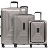  Essentials 14 4 ruote Set di valigie 3 pezzi con piega di espansione Variante coffee grey metallic