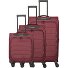  Skaii 4 ruote Set di valigie 3 pezzi espandibile Variante red