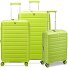 B-Flying Move 4 ruote Set di valigie 3 pezzi con piega di espansione Variante cyber lime B-Flying Move 4 ruote Set di valigie 3 pezzi con piega di espansione Variante cyber lime