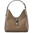  Goccia Borsa a spalla Vera Pelle 30 cm Variante muddy gray