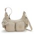 Basic Plus Rikka Borsa a tracolla S 27 cm Variante signature beige embossed Basic Plus Rikka Borsa a tracolla S 27 cm Variante signature beige embossed