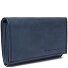  Avola Portafoglio Protezione RFID Vera Pelle 14 cm Variante navy