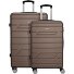 Bergamo 4 ruote Set di valigie 2 pezzi Variante bronze Bergamo 4 ruote Set di valigie 2 pezzi Variante bronze