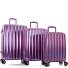 Astro 4 ruote Set di valigie 3 pezzi con piega di espansione Variante purple  Astro 4 ruote Set di valigie 3 pezzi con piega di espansione Variante purple