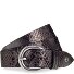  Cintura Pelle Variante dark brown-gun metal | 100 cm