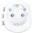 Adattatore di viaggio UE-Multinazionale Variante weiß