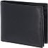  Leather Portafoglio Protezione RFID Vera Pelle 12 cm Variante schwarz-circle bloom