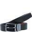  Cintura reversibile in pelle Variante black-cognac | 105 cm