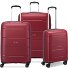 Galaxy 4 ruote Set di valigie 3 pezzi Variante dark red