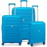  Starlight 3.0 4 ruote Set di valigie 3 pezzi con piega di espansione Variante turquoise