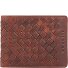  Portafoglio in pelle intrecciata 11 cm Variante british tan