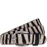  Cintura Pelle Variante white-black | 110 cm