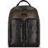  Zaino blu quadrato Revamp RFID in pelle 39 cm Scomparto per laptop Variante greenblack