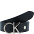  Cintura con logo CK in pelle Variante black-lightgold | 100 cm