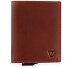  Porta carte di credito Iron RFID in pelle 10 cm Variante marrone