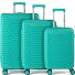  5820 4 ruote Set di valigie 3 pezzi Variante petroleum